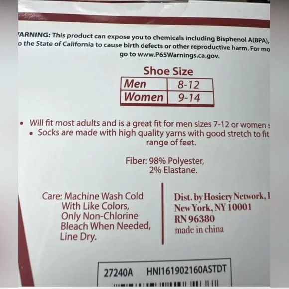 NIB UNISEX Pizza Crew Socks - Picture 3 of 5